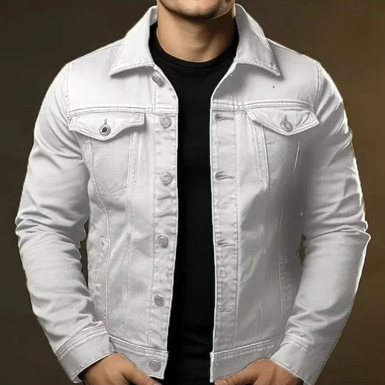 Jaqueta Jeans Masculina Ellegance Slim