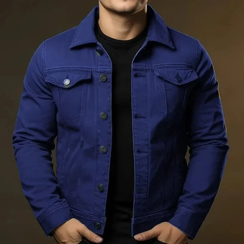 Jaqueta Jeans Masculina Ellegance Slim