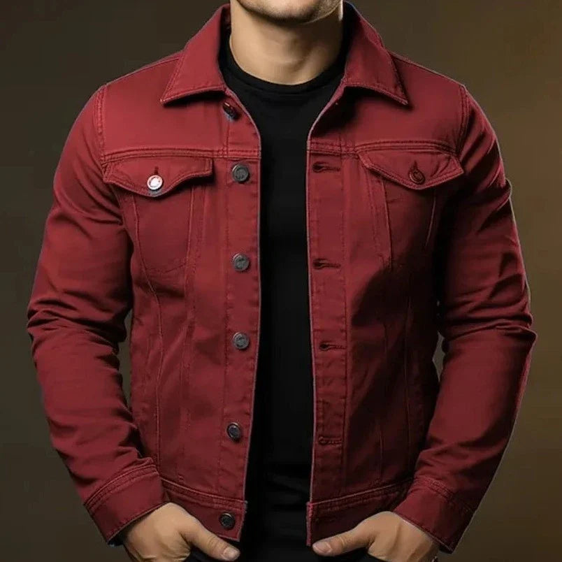 Jaqueta Jeans Masculina Ellegance Slim