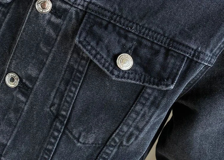 Jaqueta Jeans Masculina Ellegance com Botões