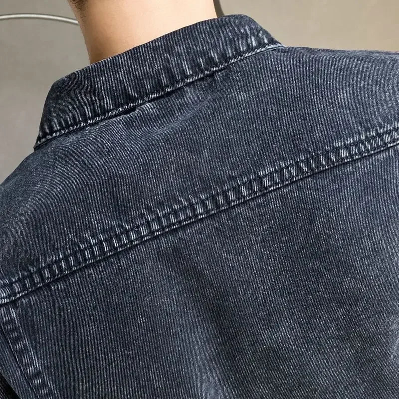 Jaqueta Jeans Masculina Ellegance com Botões