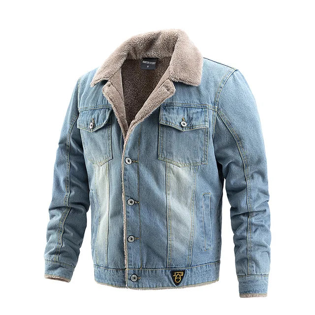 Jaqueta Jeans Masculina Ellegance com Interior Forrada
