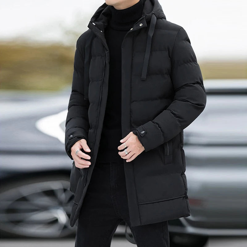 Jaqueta Puffer Masculina Alongada Ellegance