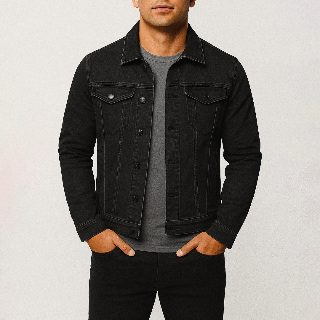 Jaqueta Jeans Masculina Ellegance Slim