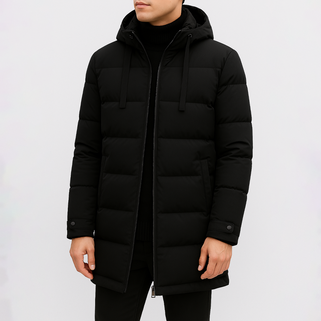 Jaqueta Puffer Masculina Alongada Ellegance
