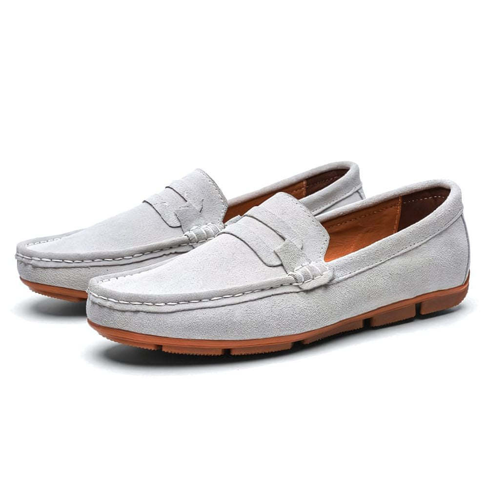Sapato Mocassim Masculino de Camurça Ellegance