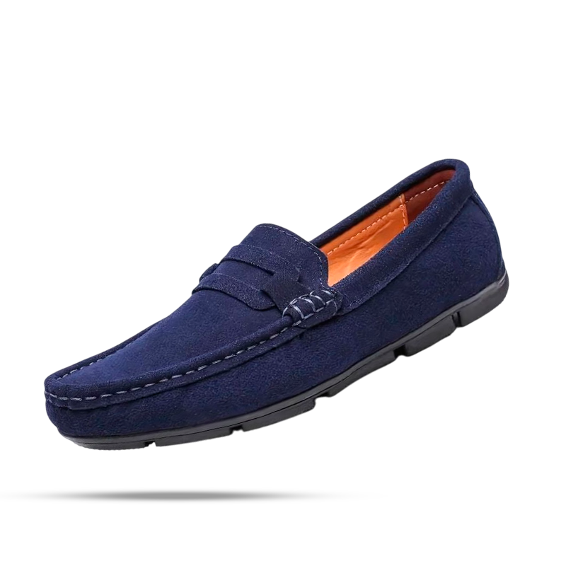 Sapato Mocassim Masculino de Camurça Ellegance