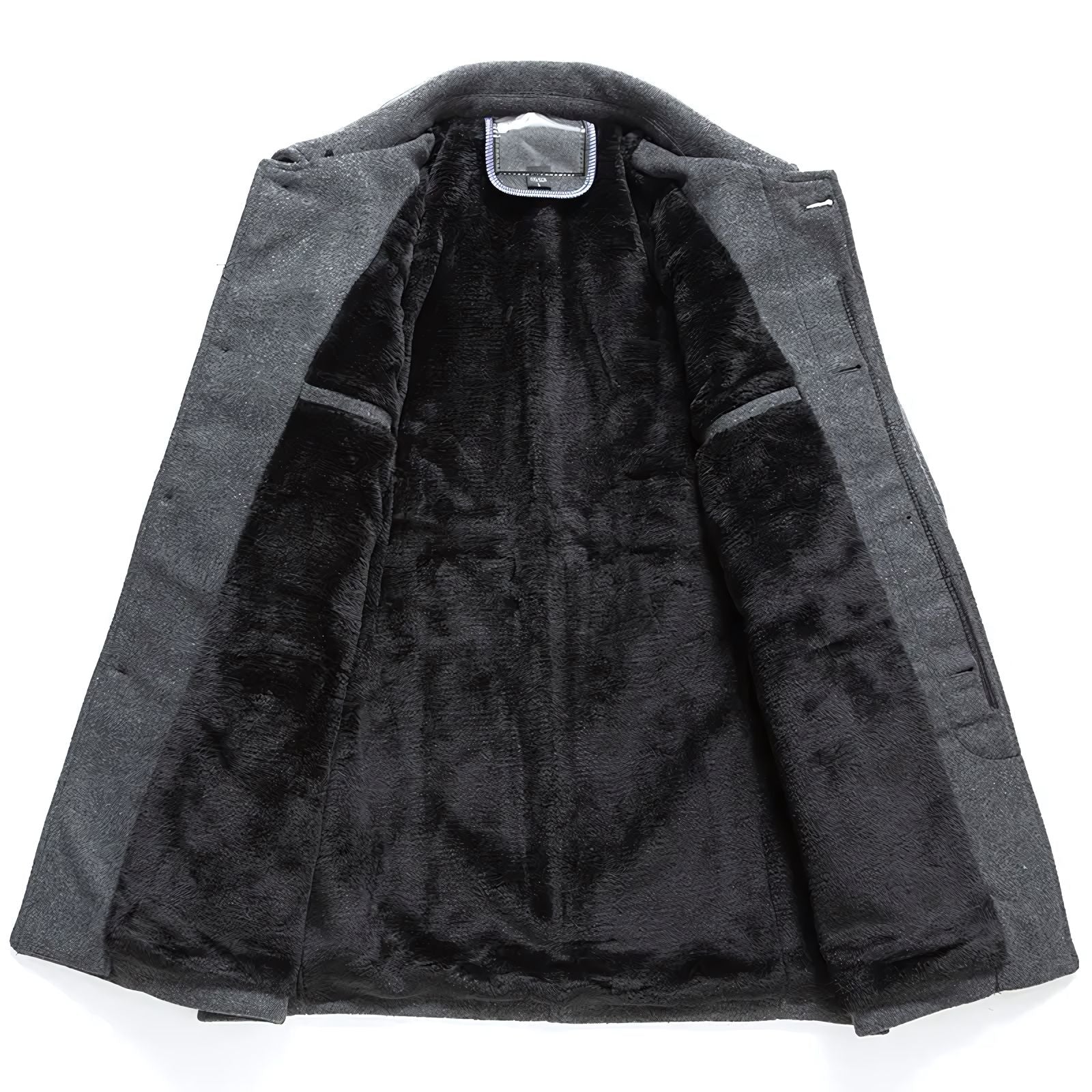 Sobretudo Masculino Curto De Lã Ellegance Denmark