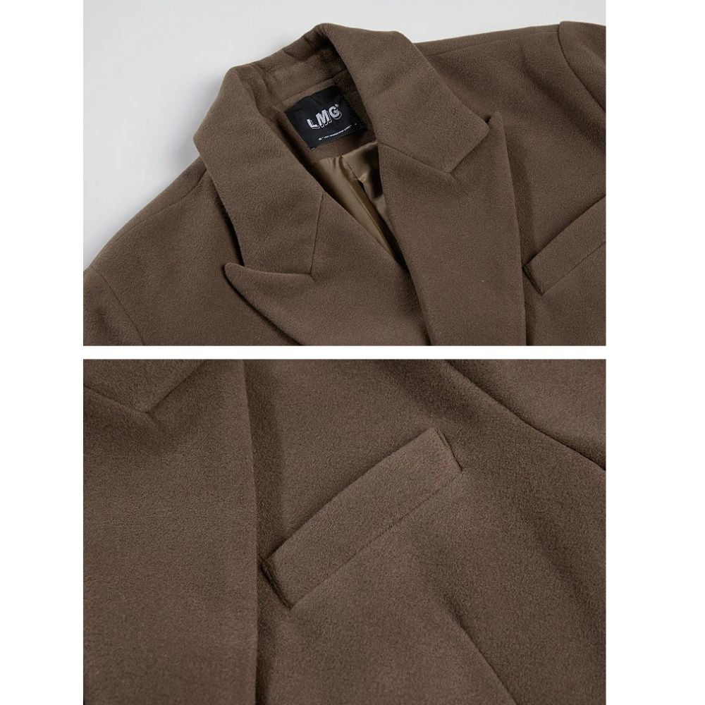 Sobretudo Masculino em Lã Ellegance Sivan