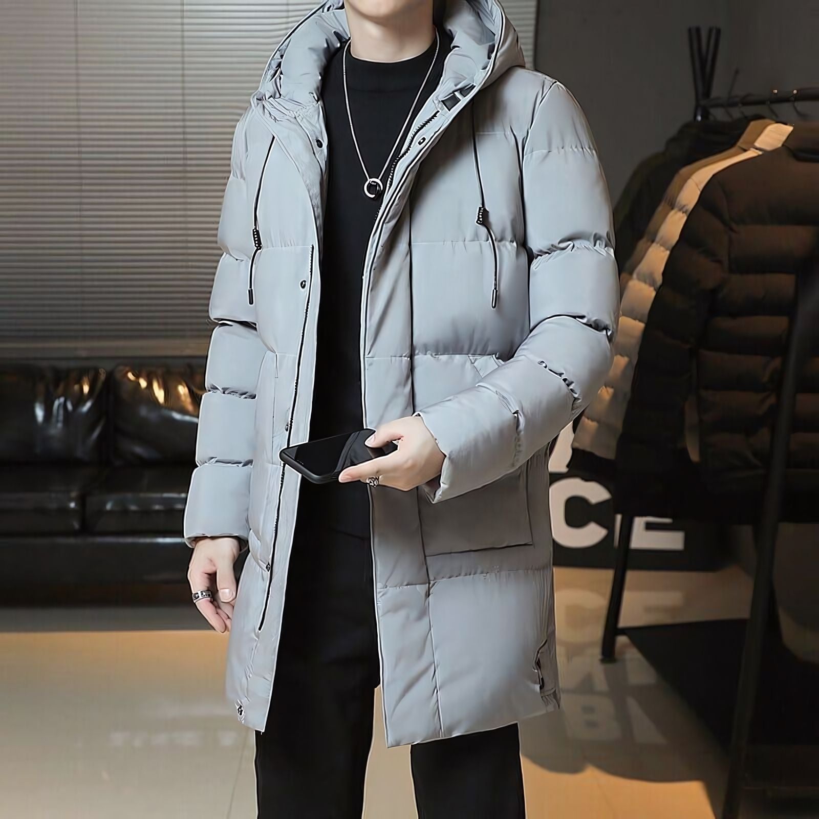Sobretudo Masculino Puffer Ellegance Manhattan