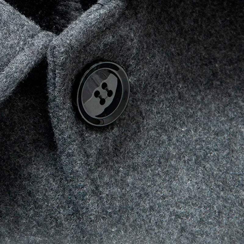 Sobretudo Masculino Curto De Lã Ellegance Denmark