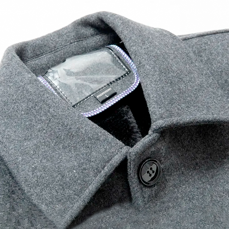 Sobretudo Masculino Curto De Lã Ellegance Denmark