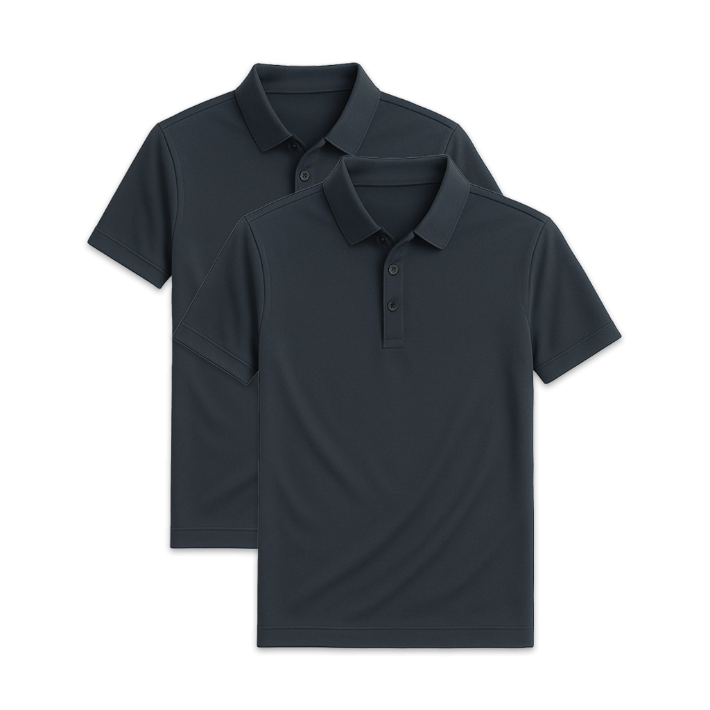 Conjunto 2 Camisas Polos em Seda Gelo Ellegance