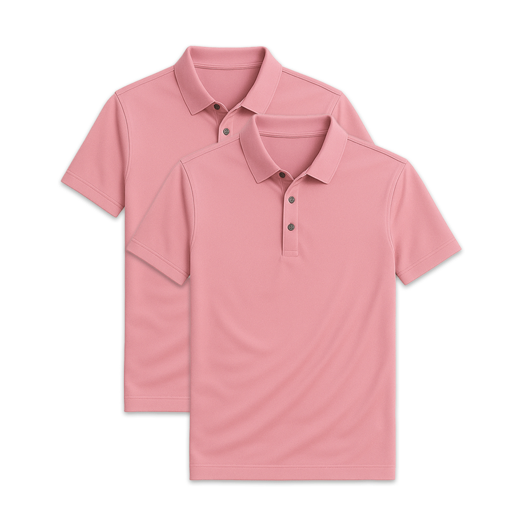 Conjunto 2 Camisas Polos em Seda Gelo Ellegance