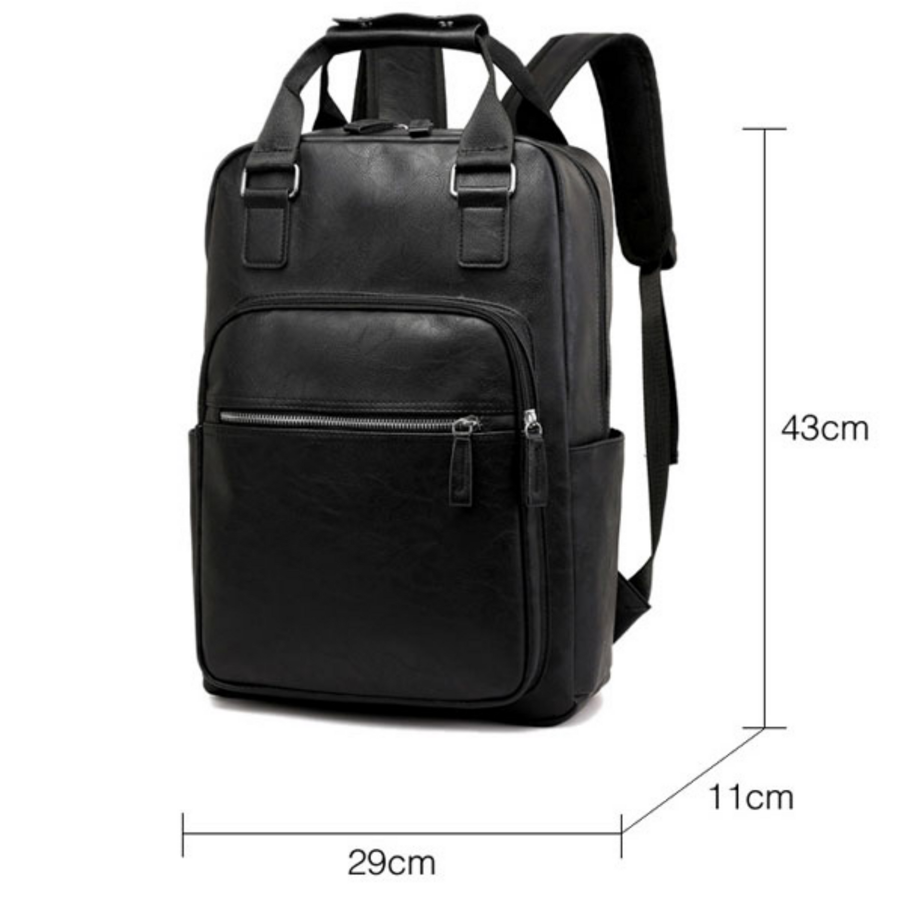 Mochila Executiva em Couro Ellegance Milan