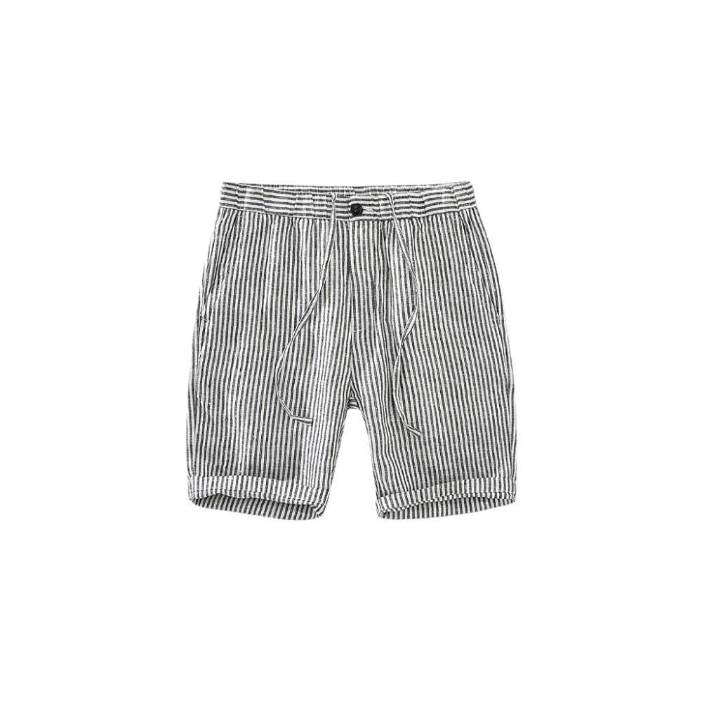 Bermuda Linho Masculina Ellegance Listrada