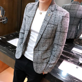 Blazer Masculino Ellegance Xadrez