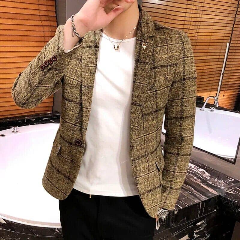 Blazer Masculino Ellegance Xadrez