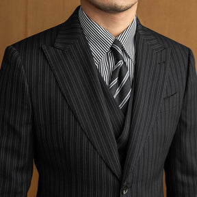 Blazer Masculino Listrado Ellegance F001