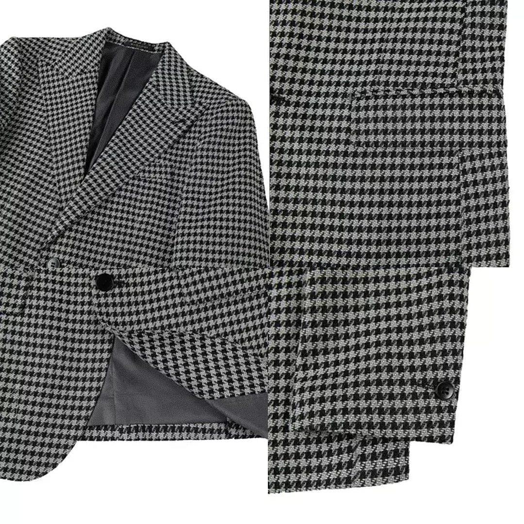 Blazer Masculino Xadrez Ellegance F019