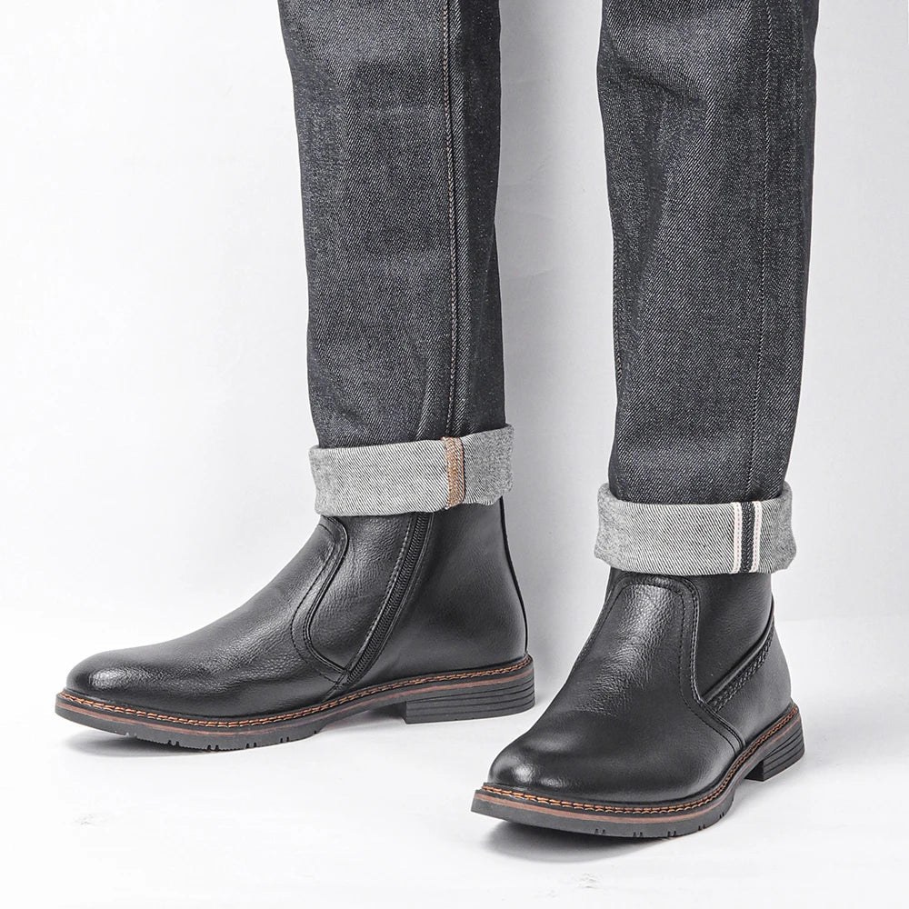 Bota de Couro Ellegance com Interior Forrado