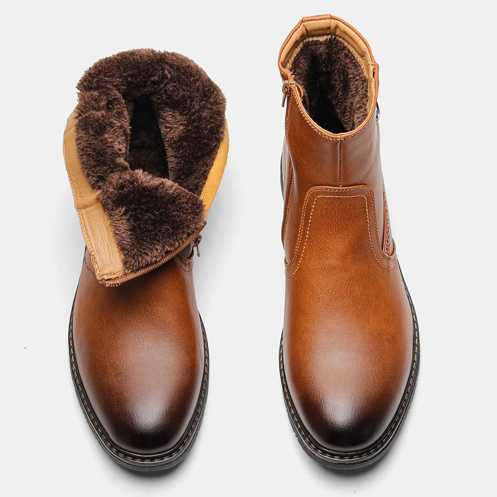 Bota de Couro Ellegance com Interior Forrado