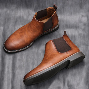 Botas Chelsea Masculina de Couro Ellegance Jackson