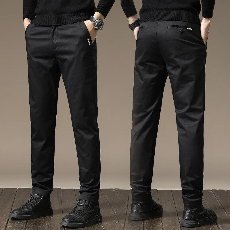 Calça Chino em Sarja Masculina Ellegance F010