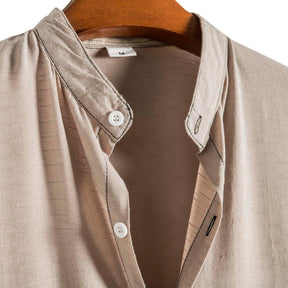 Camisa Masculina Lisa Gola Padre Ellegance Essentials