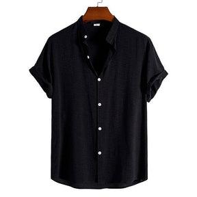 Camisa Masculina Lisa Gola Padre Ellegance Essentials