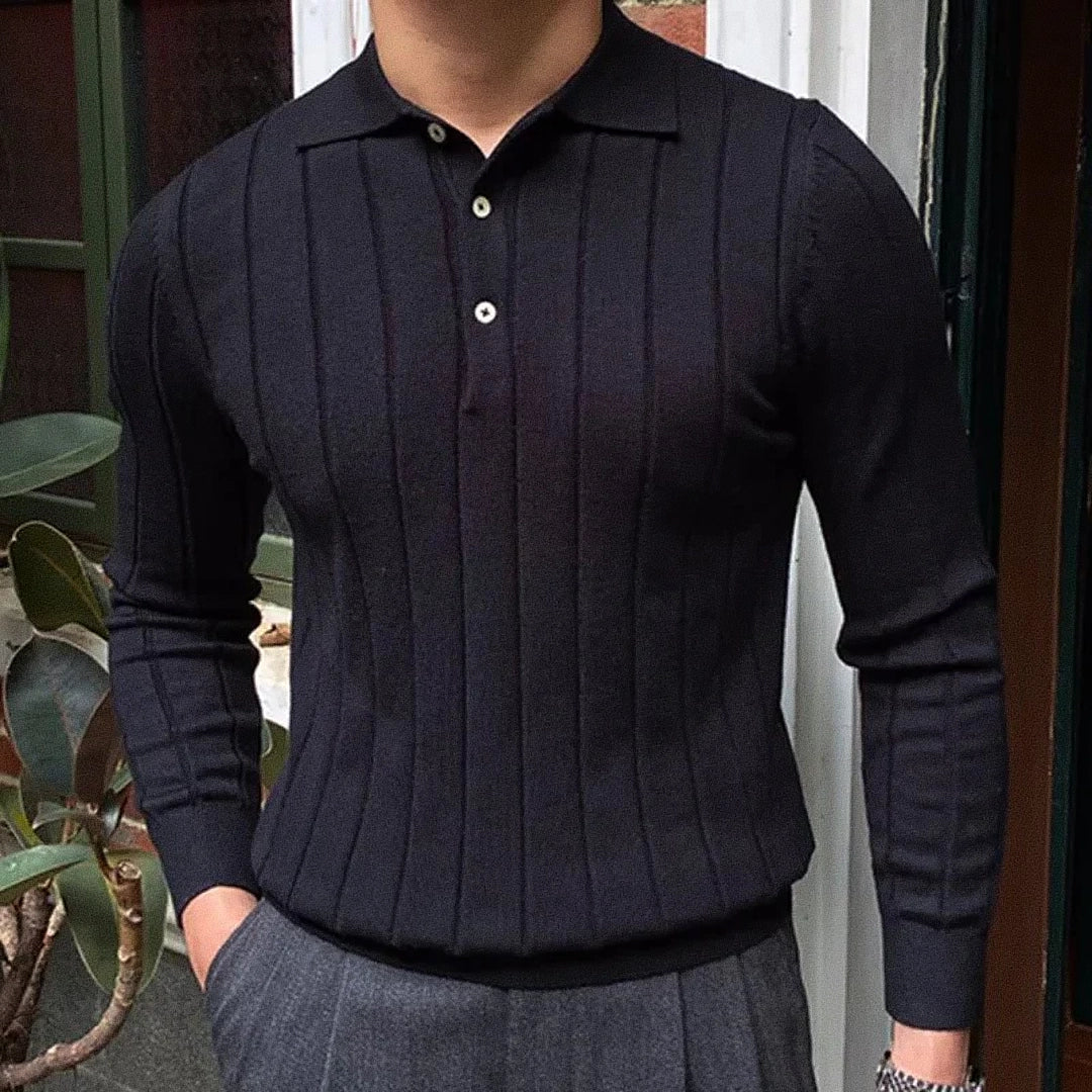 Camisa Polo de Manga Longa Ellegance Reus