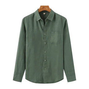 Camisa Social Masculina Ellegance de Linho
