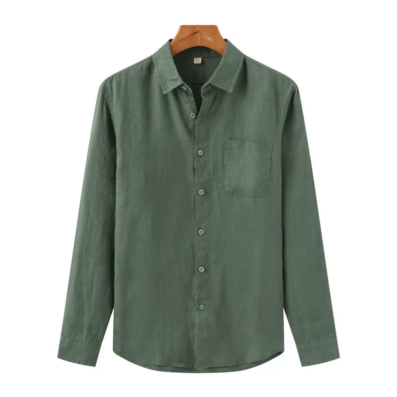 Camisa Social Masculina Ellegance de Linho