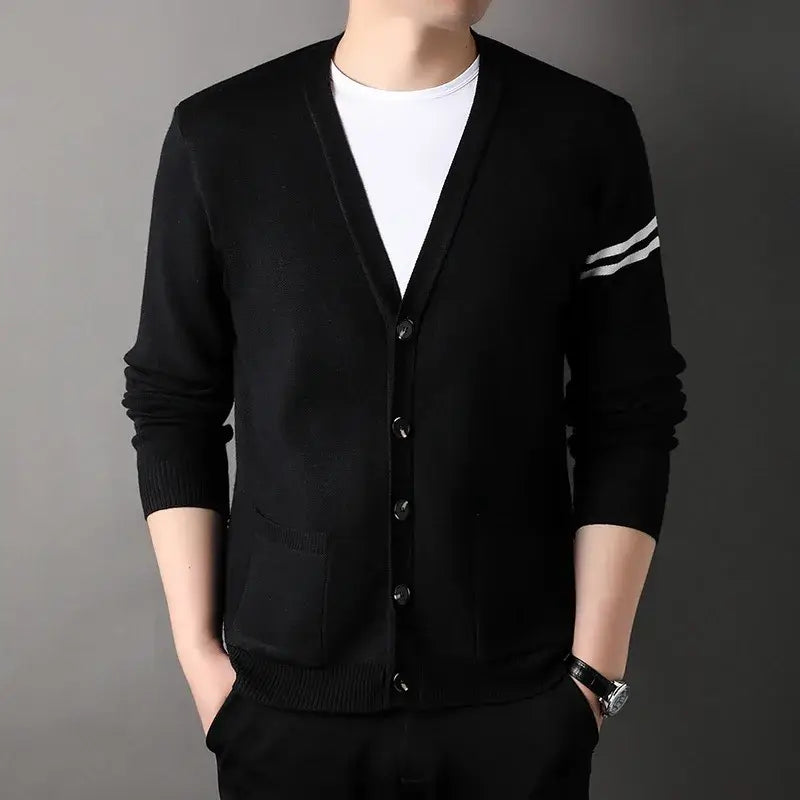 Cardigan Masculino Gola V Ellegance