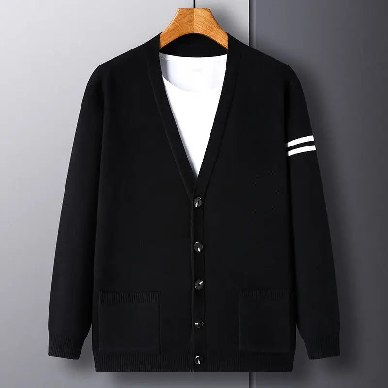 Cardigan Masculino Gola V Ellegance