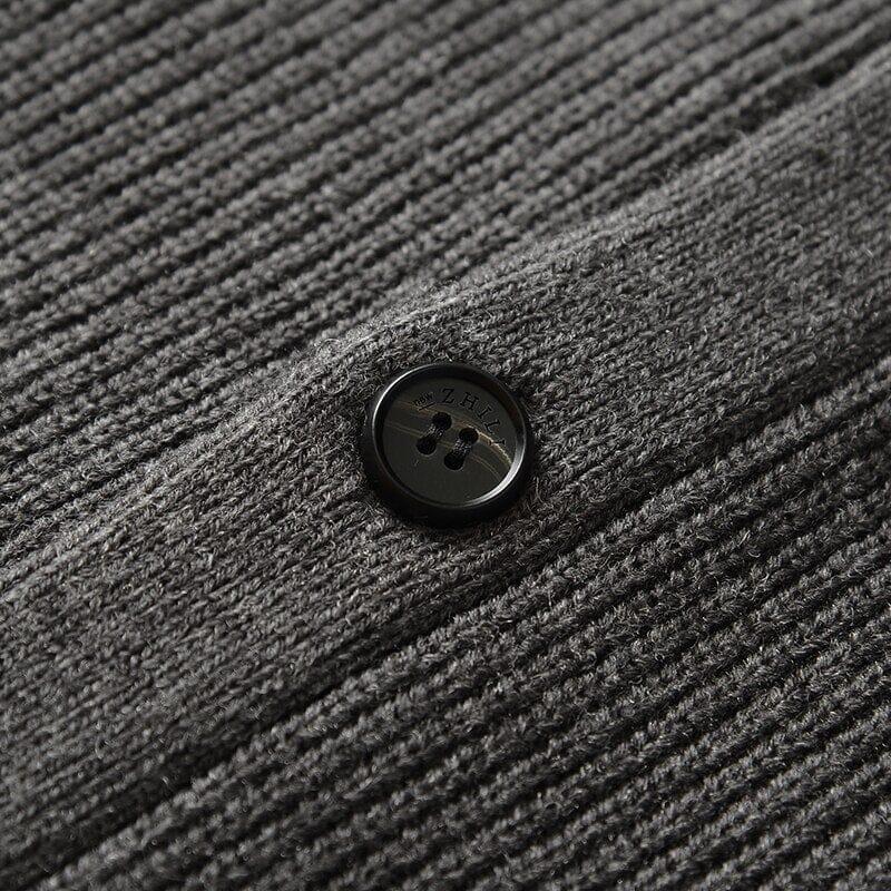 Cardigan Masculino Gola em V Ellegance