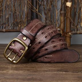 Cinto Masculino de Couro Artesanal Ellegance