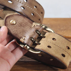 Cinto Masculino de Couro Artesanal Ellegance