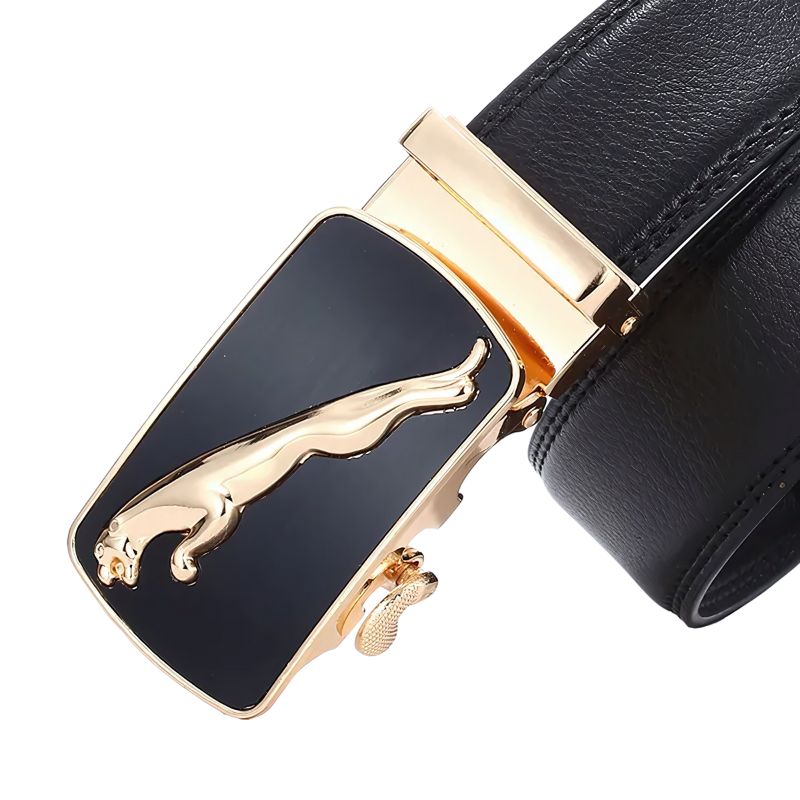 Cinto Masculino de Couro Ellegance Jaguar