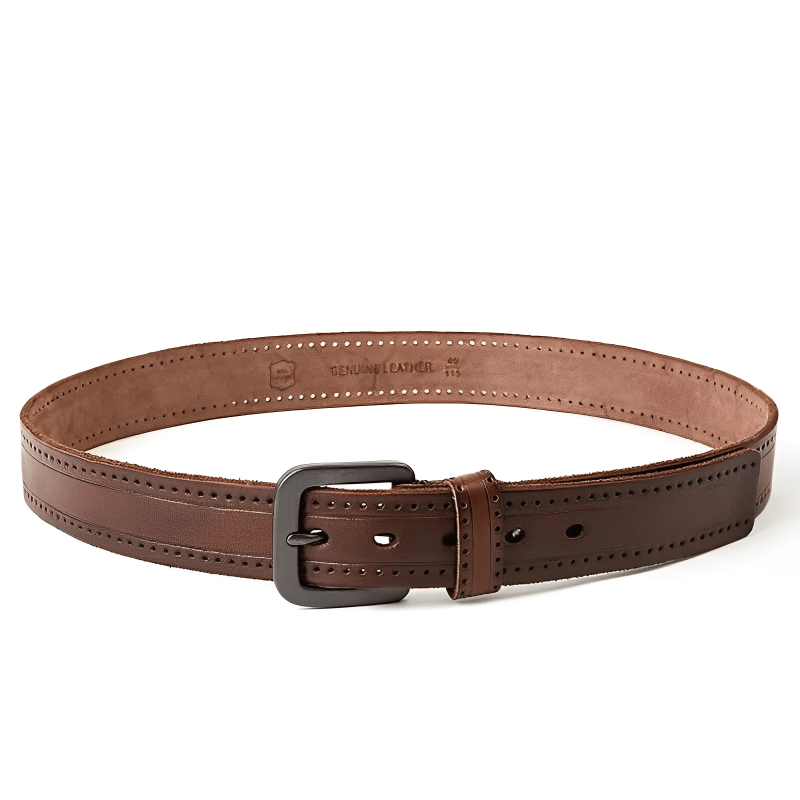 Cinto Masculino de Couro Ellegance Vintage Royal