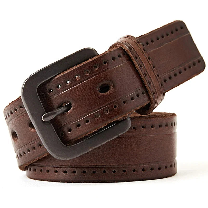 Cinto Masculino de Couro Ellegance Vintage Royal