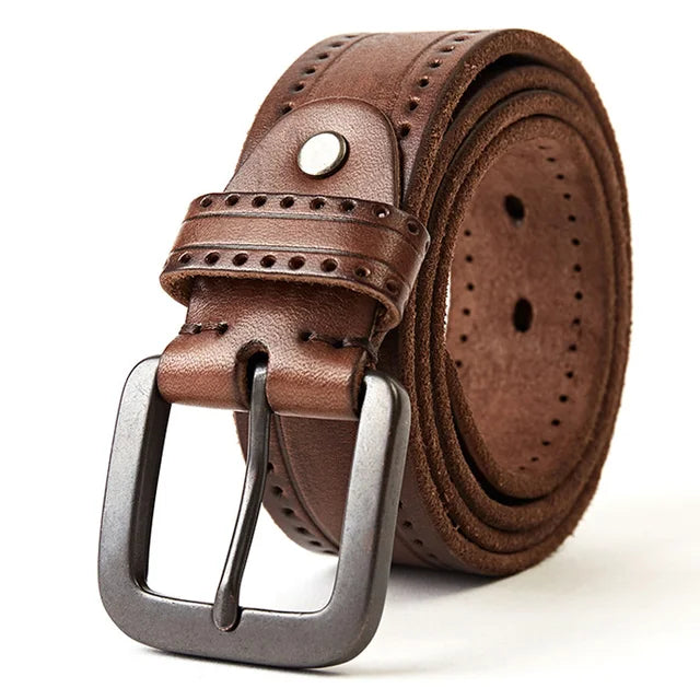 Cinto Masculino de Couro Ellegance Vintage Royal