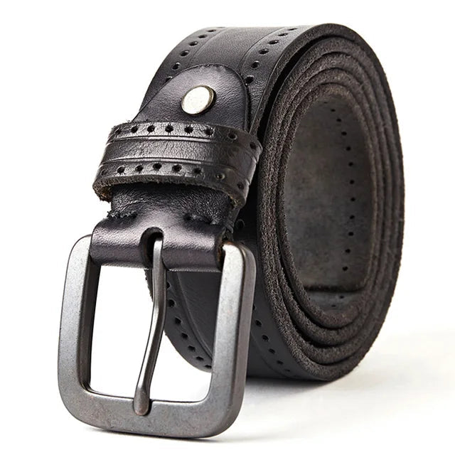 Cinto Masculino de Couro Ellegance Vintage Royal