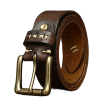 Cinto Masculino de Couro Ellegance Vintage