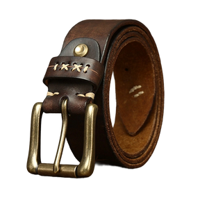 Cinto Masculino de Couro Ellegance Vintage