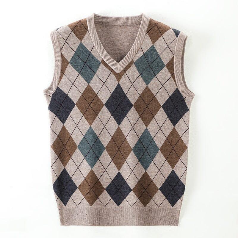 Colete Masculino Tricot Ellegance Diamond