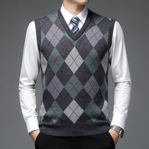 Colete Masculino Tricot Ellegance Diamond