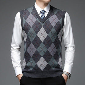 Colete Masculino Tricot Ellegance Diamond