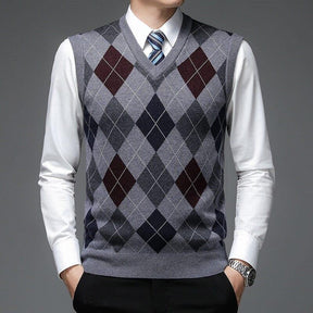 Colete Masculino Tricot Ellegance Diamond