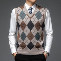 Colete Masculino Tricot Ellegance Diamond